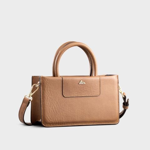 Túi Lata (Thời trang nữ dáng hộp ngang size 21 - Túi xách da TX25)