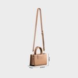  Túi Lata (Thời trang nữ dáng hộp ngang size 21 - Túi xách da TX25) 