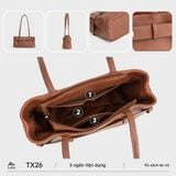  Túi Lata (Thời trang nữ nhấn khóa trang trí - Túi xách da TX26) 