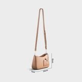  Túi Lata (Thời trang nữ vintage phối ví trái tim kèm gương mini size 24 - Túi đeo chéo HN136) 
