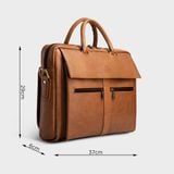  Cặp Công Sở Lata (Thời trang nam đựng laptop 14 inch - Cặp da CA09) 