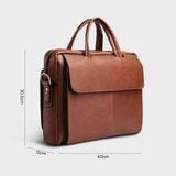  Cặp Công Sở Lata (Thời trang nam đựng laptop 13.3 inch - Cặp da CA21) 