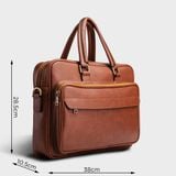  Cặp Công Sở Lata (Thời trang nam đựng laptop 15,6 inch - Cặp da CA26) 