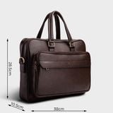  Cặp Công Sở Lata (Thời trang nam đựng laptop 15,6 inch - Cặp da CA26) 