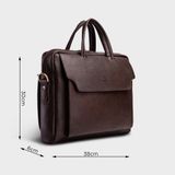 Cặp Công Sở Lata (Thời trang nam đựng laptop 15 inch - Cặp da CA27) 