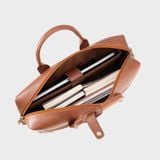  Cặp công sở Lata (Thời trang nam cổ điển đựng vừa laptop 14 inch - Cặp da CA56) 