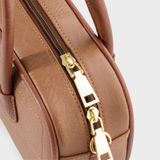  Túi Lata (Thời trang nữ form hộp phối viền chỉ size 23 - Túi đeo chéo da HN140) 