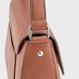  Túi Lata (Thời trang nữ khóa oval phối gương mini - Túi đeo chéo da HN144) 