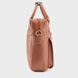  Cặp công sở Lata (Thời trang nam cổ điển đựng vừa laptop 14 inch - Cặp da CA56) 