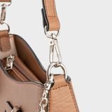  Túi Lata (Thời trang nữ vintage phối ví trái tim kèm gương mini size 24 - Túi đeo chéo HN136) 