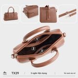  Túi Lata (Thời trang nữ form bo tròn hiện đại - Túi xách da TX29) 
