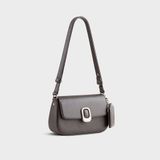  Túi Lata (Thời trang nữ khóa oval phối gương mini - Túi đeo chéo da HN144) 