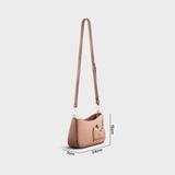  Túi Lata (Thời trang nữ vintage phối ví trái tim kèm gương mini size 24 - Túi đeo chéo HN136) 