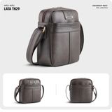  Hộp quà tặng túi đeo chéo nam Lata TN29 Màu Nâu 