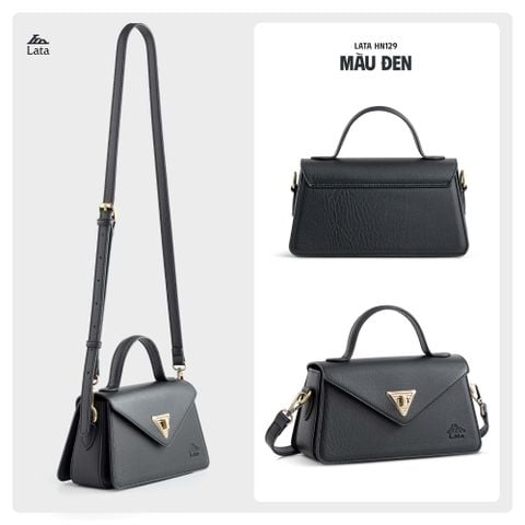  Hộp quà tặng túi đeo chéo nữ Lata HN129 Màu Đen 