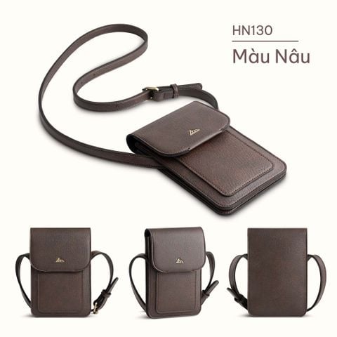  Hộp quà tặng túi đeo chéo nữ Lata HN130 Màu Nâu 