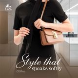 Hộp quà tặng túi đeo chéo nữ Lata HN112 Màu Bò nhạt 