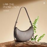  Hộp quà tặng túi đeo vai nữ Lata HN125 Màu Bò đậm 