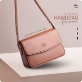  Hộp quà tặng túi đeo chéo nữ Lata HN111 Màu Nâu 