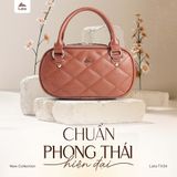  Hộp quà tặng túi xách nữ Lata TX34 Màu Bò đậm 