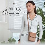  Hộp quà tặng túi đeo chéo nữ Lata HN131 Màu Bò nhạt 