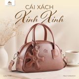  Hộp quà tặng Túi xách nữ Lata TX38 Màu Bò Đậm 