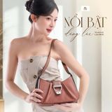  Hộp quà tặp túi đeo chéo nữ Lata HN139 Màu Nâu 