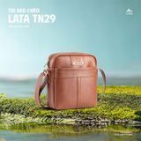  Hộp quà tặng túi đeo chéo nam Lata TN29 Màu Nâu 