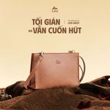  Hộp quà tặng túi đeo chéo nữ Lata HN127 Màu Nâu 