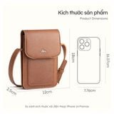  Hộp quà tặng túi đeo chéo nữ Lata HN130 Màu Bò 
