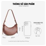  Hộp quà tặng túi đeo vai nữ Lata HN125 Màu Bò đậm 