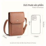  Hộp quà tặng túi đeo chéo nữ Lata HN130 Màu Nâu 