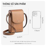  Hộp quà tặng túi đeo chéo nữ Lata HN128 Màu Bò nhạt 