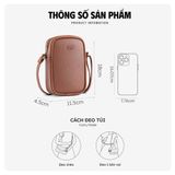  Hộp quà tặng túi đeo chéo nữ Lata HN124 Màu Nâu 