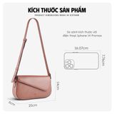  Hộp quà tặng túi đeo chéo nữ Lata HN150 Màu Bò đậm 