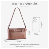  Hộp quà tặng túi đeo chéo nữ Lata HN156 Màu Nâu 