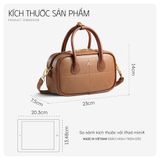  Hộp quà tặng túi đeo chéo nữ Lata HN140 Màu Bò nhạt 
