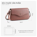  Hộp quà tặng túi đeo chéo nữ Lata HN143 Màu Bò đậm 