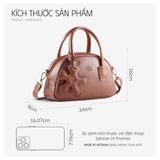  Hộp quà tặng Túi xách nữ Lata TX38 Màu Bò Đậm 