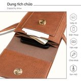  Hộp quà tặng túi đeo chéo nữ Lata HN130 Màu Nâu 