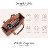  Hộp quà tặng túi đeo chéo nữ Lata HN105 Màu Bò nhạt 