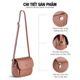  Hộp quà tặng túi đeo chéo nữ Lata HN158 Màu Nâu 