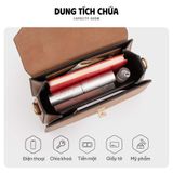  Hộp quà tặng túi đeo chéo nữ Lata HN129 Màu Nâu 