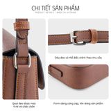  Hộp quà tặng túi đeo chéo nữ Lata HN143 Màu Bò đậm 