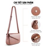  Hộp quà tặng túi đeo chéo nữ Lata HN150 Màu Đen 