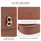  Hộp quà tặng túi đeo chéo nữ Lata HN141 Màu Bò đậm 