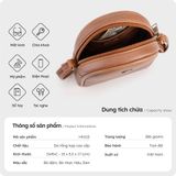  Hộp quà tặng túi đeo chéo nữ Lata HN115 Màu Nâu 
