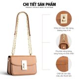  Hộp quà tặng túi đeo chéo nữ Lata HN112 Màu Đen 