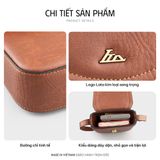  Hộp quà tặng túi đeo chéo nữ Lata HN131 Màu Nâu 