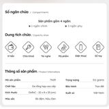  Hộp quà tặng túi đeo chéo nam Lata TN29 Màu Nâu 